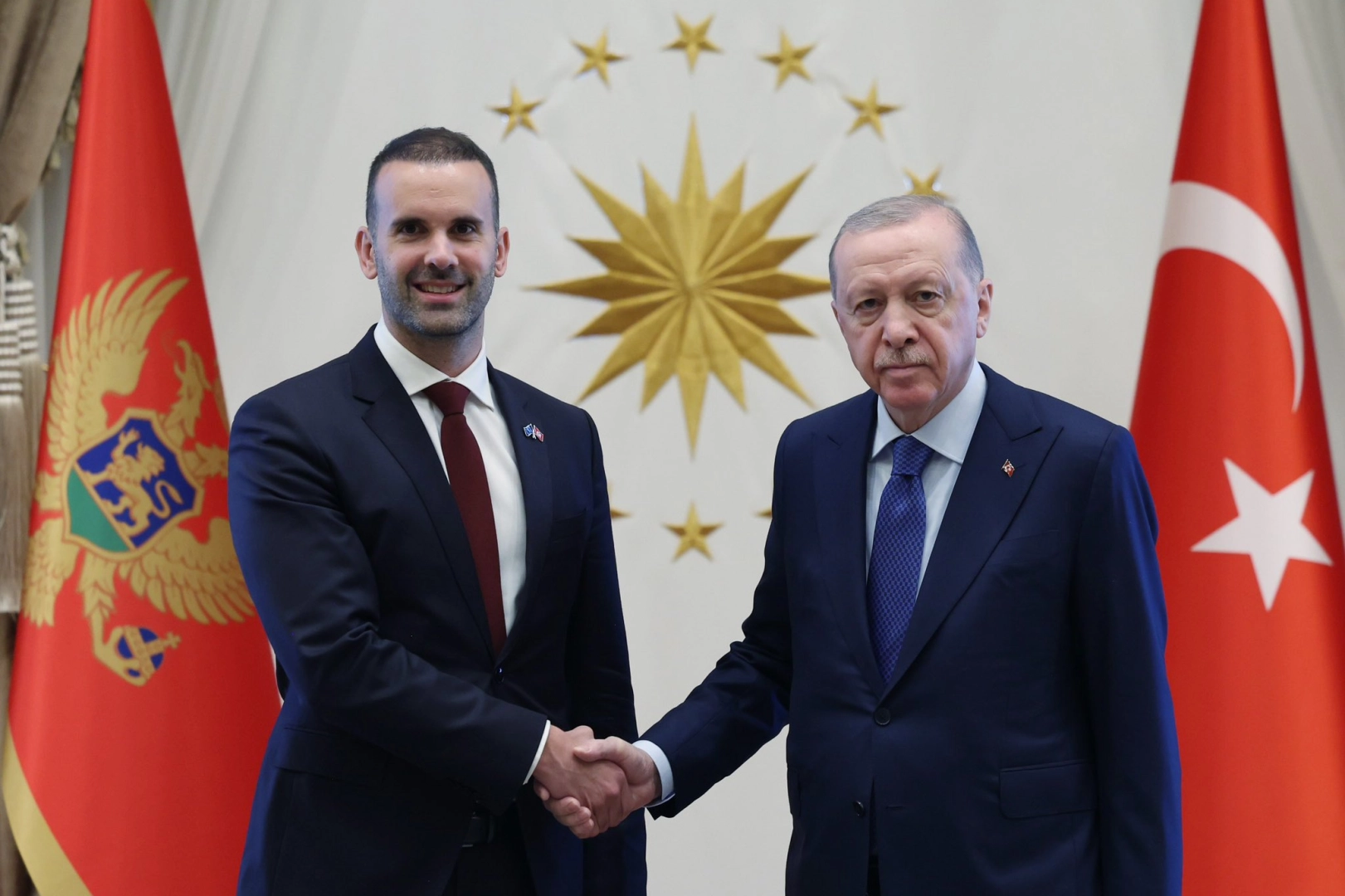 Erdoğan, Karadağ Başbakanı Spajiç’i Ağırladı