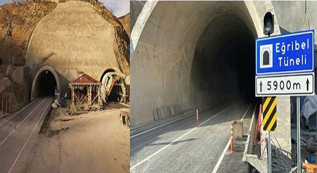 Eğribel Tüneli Hizmete Açıldı